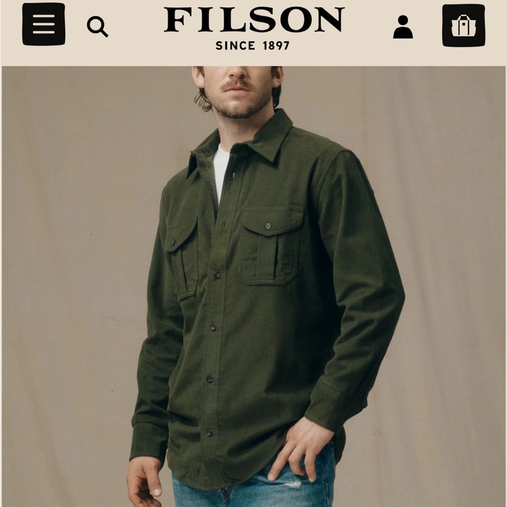 Filson Moleskin Seattle Shirt